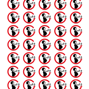 FASD-Logo-Aufkleber, 30 mm